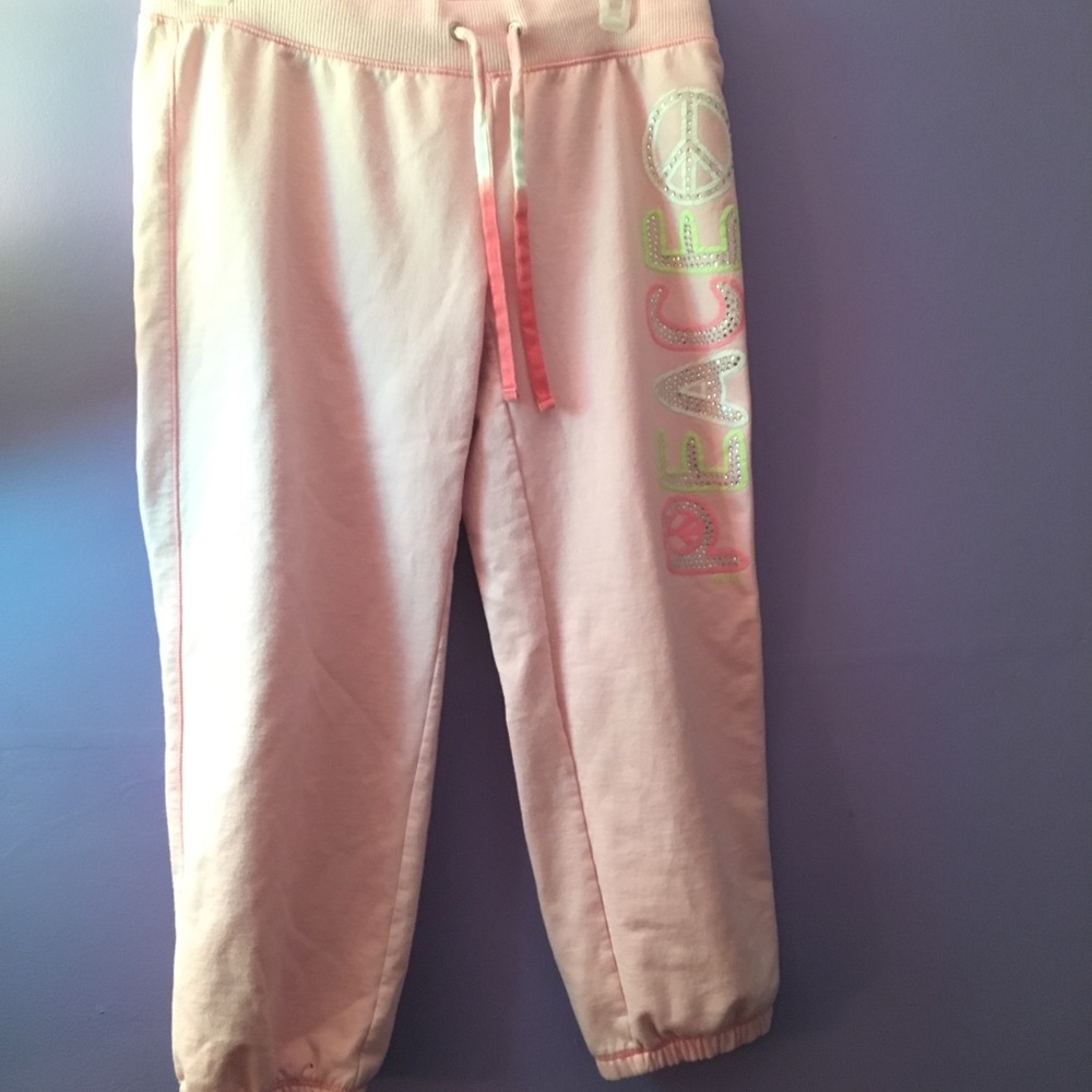 Girls “peace” sweatpants
